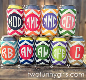 Koozie monogram