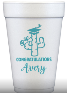 custom graduation party cups
