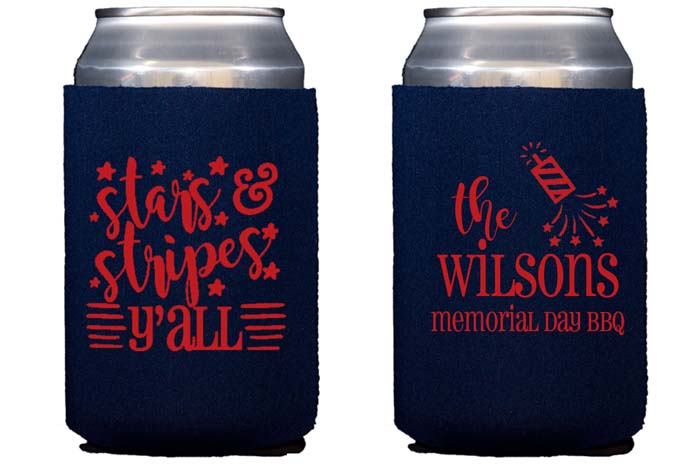 custom koozie for summer