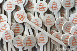 Pre-Printed Wood Drink Stirrers and Food Pick