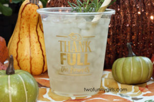 plastic thanksgiving cups