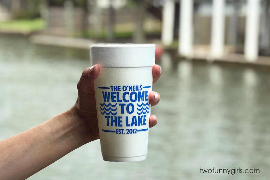 custom cups for lake house