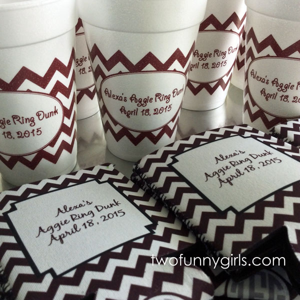 Personalized Graduation Party Styrofoam Cup Print Wrap