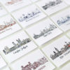 Texas Tech University Campus Skyline Landmarks-Lubbock, Texas - Personalized Foldover Notecard - Image 2