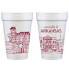 University of Arkansas Campus Skyline - Fayetteville {Foam Cup 10 Pack} - Image 2