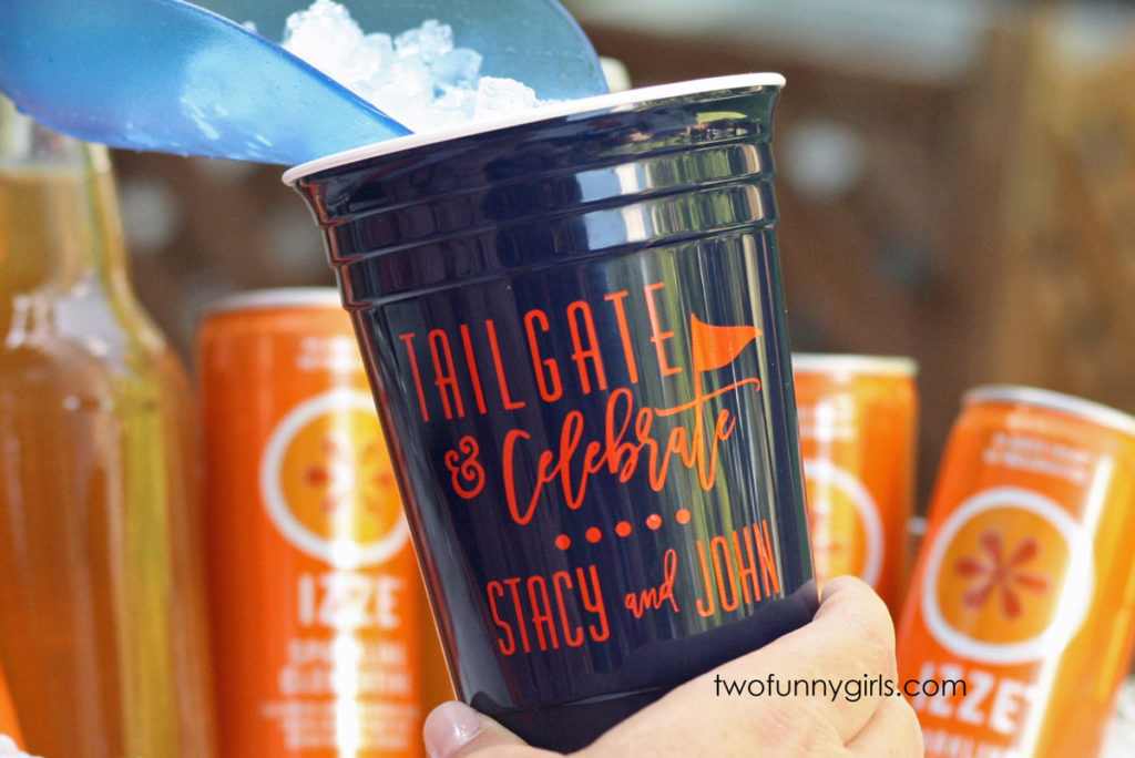 Personalized Custom Cups for Football Tailgating Party