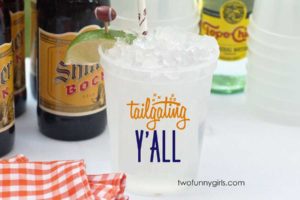 Personalized Stadium Cups with Two Ink Colors {16 oz}