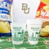 Shatterproof Roadie Cup 10 Pack {Baylor University Landmarks-Waco, Texas Campus Skyline} - Image 5