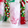 Custom Christmas Frosted Roadie Cups | Bulk Printing for 10+ Sleeves {One Design in 10 Pack Sleeve} - Image 5