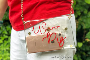 Clear Purses and Bags with Monogram