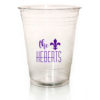 Personalized Clear Soft Sided Cups {Mardi Gras} - Image 2