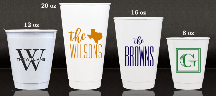 Personalized Foam Cups (12oz)