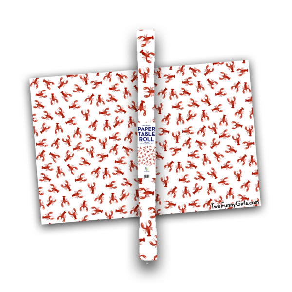 White Wax Coated Paper Roll Table Cover (Crawfish Boil)