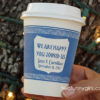 Personalized Paper Coffee Hot Cups {12 oz-NYC Anthora-Inspired Cup Wrap} - Image 2