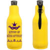 Custom Beer Bottle Buddy Insulated Can Huggers with Zipper for Mardi Gras - Image 2