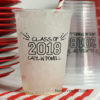 Personalized Soft Sided SOLO -Like Plastic Clear Cups for Graduation Party {Clear-All Sizes} - Image 3