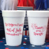 Personalized Styrofoam Cups for Patriotic Summer BBQ - Image 2