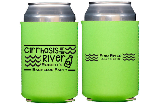 Neoprene Collapsible Beverage Hugger Set Bachelor Party {12+}