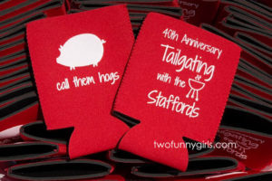 Custom Koozie Drink Huggers for Tailgating