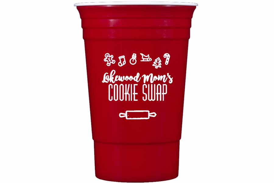 Personalized Double Wall Insulated Plastic Party Cups for Christmas