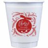 Personalized Paper Coffee Cups for Christmas with Insulated Cardboard Sleeve Wrap {All Sizes} - Image 4