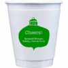 Personalized Paper Coffee Cups for Christmas with Insulated Cardboard Sleeve Wrap {All Sizes} - Image 5