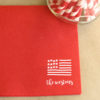 Linun (Linen Like) Paper Napkins for Patriotic Party - All Colors - Image 2