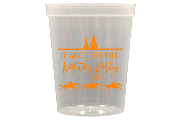 Personalized Stadium Cups for Kentucky Derby {16 oz}