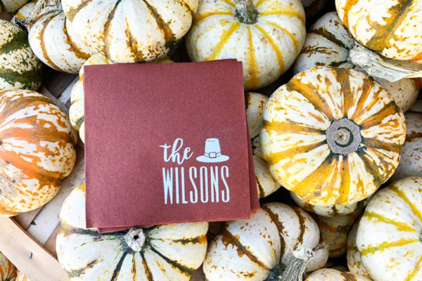 Linun (Linen-Like) Paper Napkins {Thanksgiving}