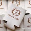 Bulk Print Solid Colored Neoprene Collapsible Insulated Can Huggers for Wedding {Qty 12+} - Image 7