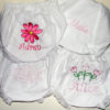 Monogrammed Eyelet Diaper Cover - Image 3