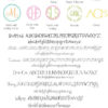 Personalized Flat Note Card Stationery {Quaterfoil Turquoise} - Image 3
