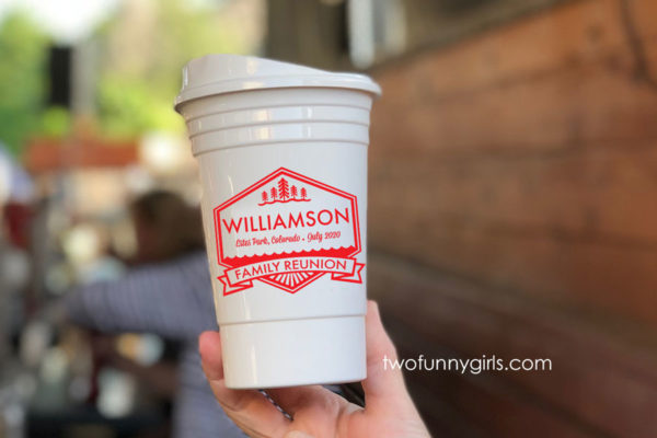 Personalized Double Wall Insulated Plastic Party Cups for Family Vacation