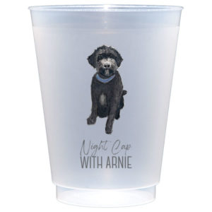 Personalized Frosted Roadie Cups - Full Color Printing {Wedding Crest or Logo}