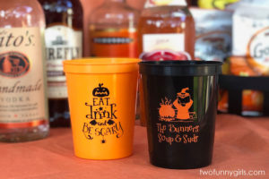 Personalized Halloween Plastic Stadium Party Cups