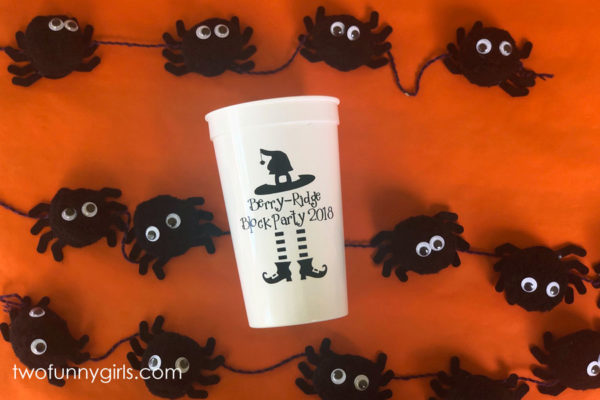 Personalized Stadium Cups for Halloween {22 oz}