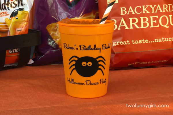Personalized Halloween Plastic Stadium Party Cups {12 oz}