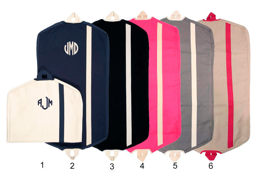 Garment Bag Personalized With A Monogram