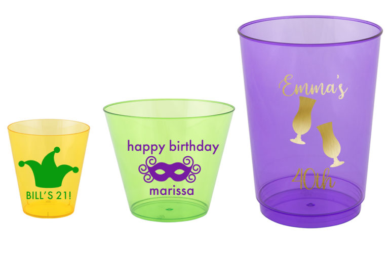 Personalized Hard Plastic Cups Custom Plastic Solo Cups for Every Event