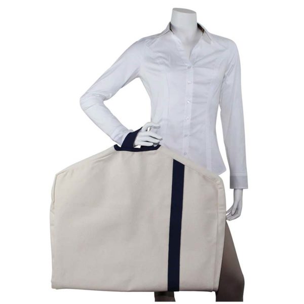 Canvas Garment Bag Personalized with Monogram