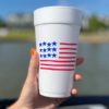 Personalized Styrofoam Cups for Patriotic Summer BBQ {Two Ink Color Printing} - Image 5