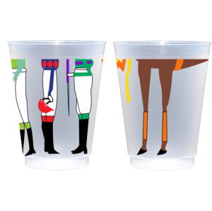 Shatterproof/Frosted Cups for Kentucky Derby {Set of 10}