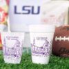 Louisiana State University (LSU) Campus Skyline - Baton Rouge {Foam Cup 10 Pack} - Image 4