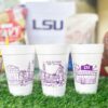 Louisiana State University (LSU) Campus Skyline - Baton Rouge {Foam Cup 10 Pack} - Image 5