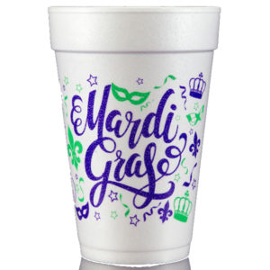 fun cups for mardi gras 