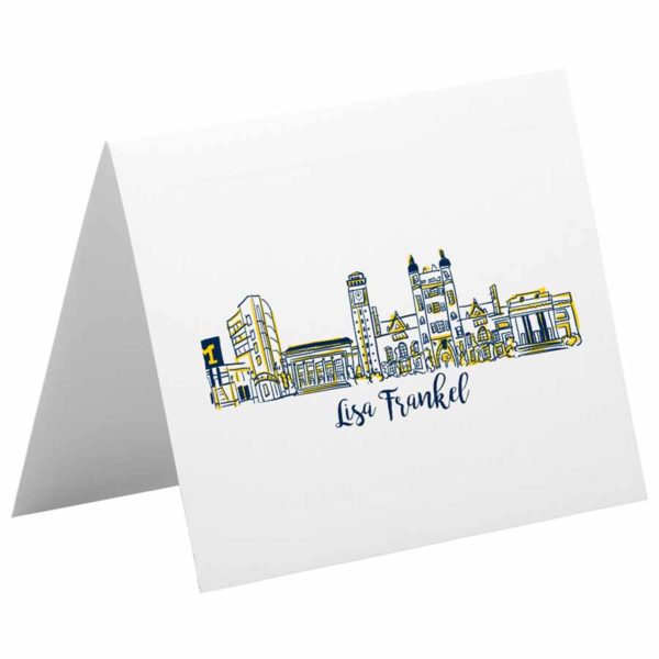 Personalized Notepad Set {University of Michigan Wolverine Ann Arbor