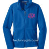Monogrammed Fleece Jacket {Royal Blue} - Image 3