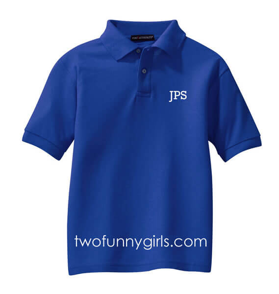 monogram polo shirt