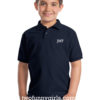 Toddler/Boys Monogrammed Collared Polo Shirt {Purple} - Image 2