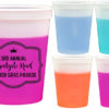 Personalized Mood/Color Changing Stadium Cups for Mardi Gras {16 oz} - Image 2